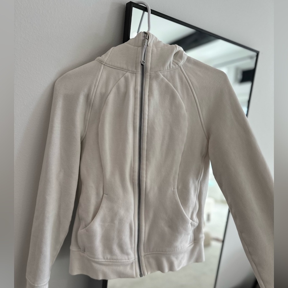 White Lululemon Zip-up Jacket